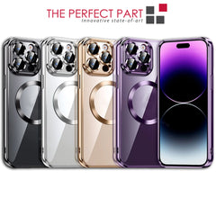 For Apple iPhone 14 13 12 11 Pro Max Case Mag Safe Magnetic Camera Lens Cover