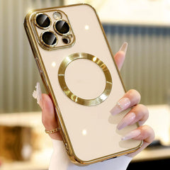 For Apple iPhone 14 13 12 11 Pro Max Case Mag Safe Magnetic Camera Lens Cover